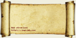 Justin Nenadić vizit kartica